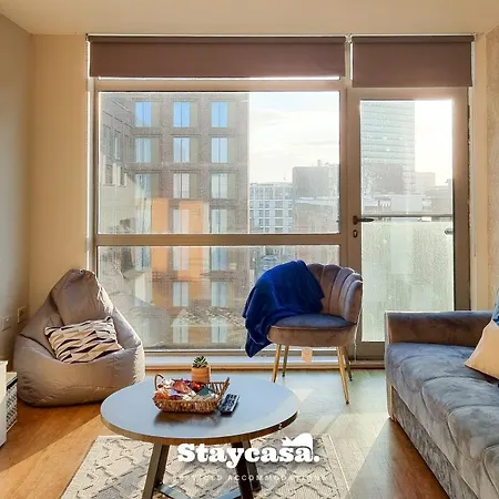 Modern Aesthetic Cozy Apartment Near City Centre Manchester Exterior photo
